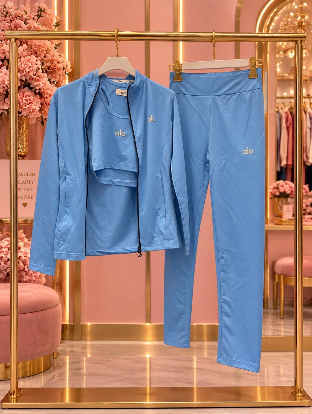 Blue ALO Gym Set