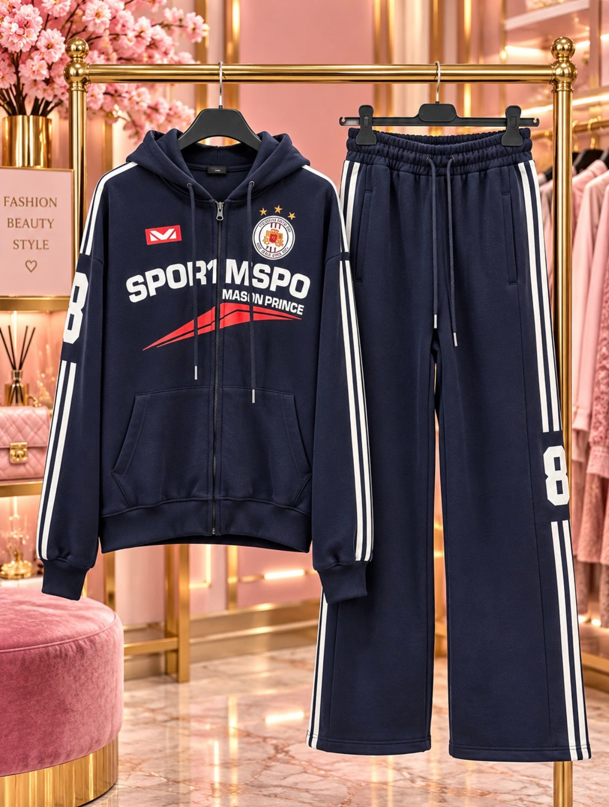 Navy No.8 Tracksuit