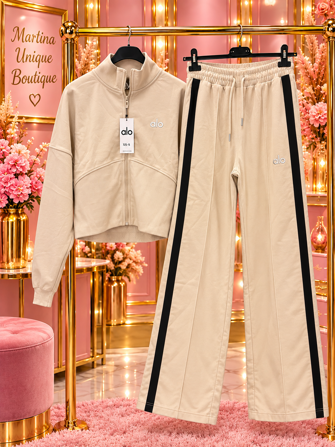 Beige ALO Tracksuit