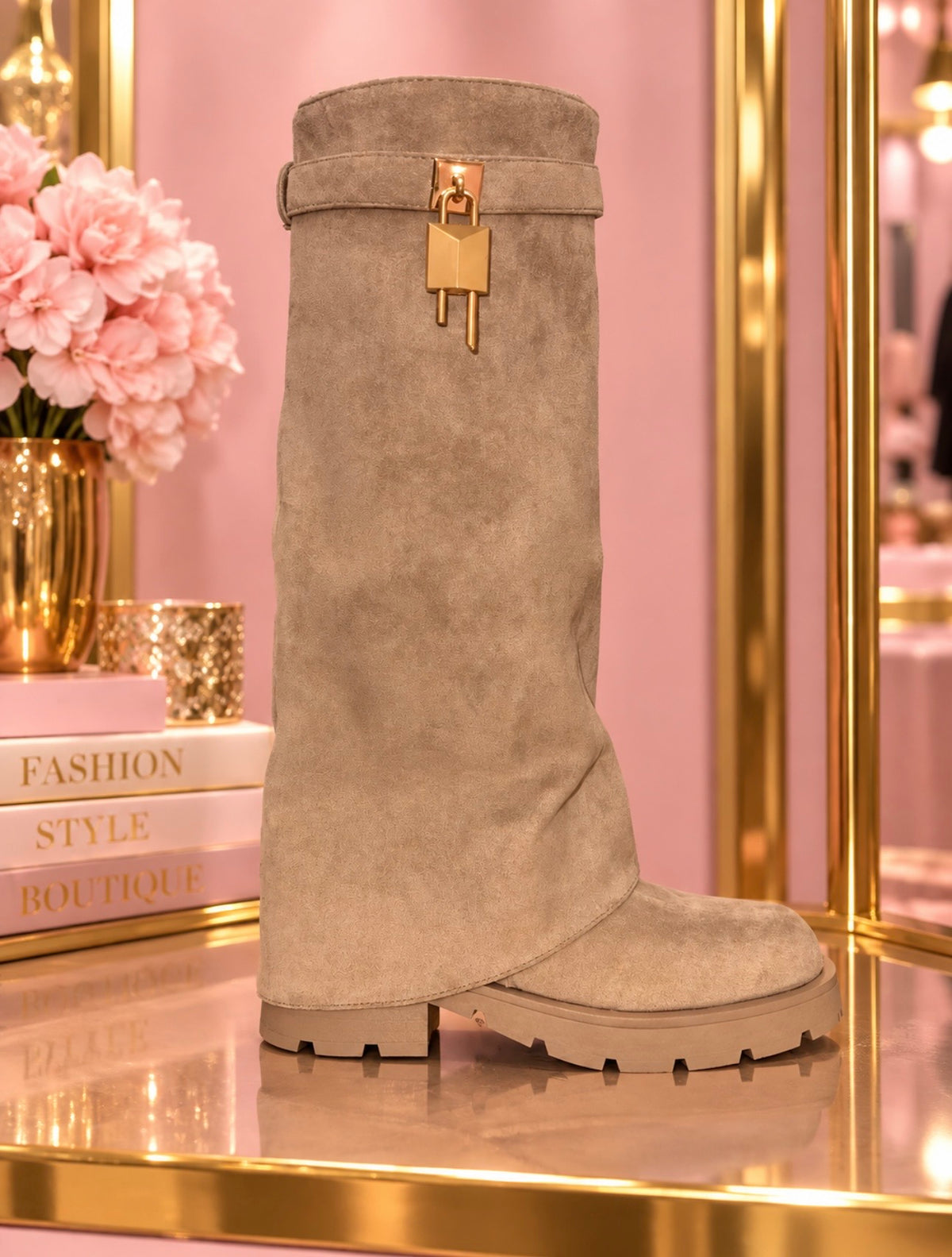 Suede Boots